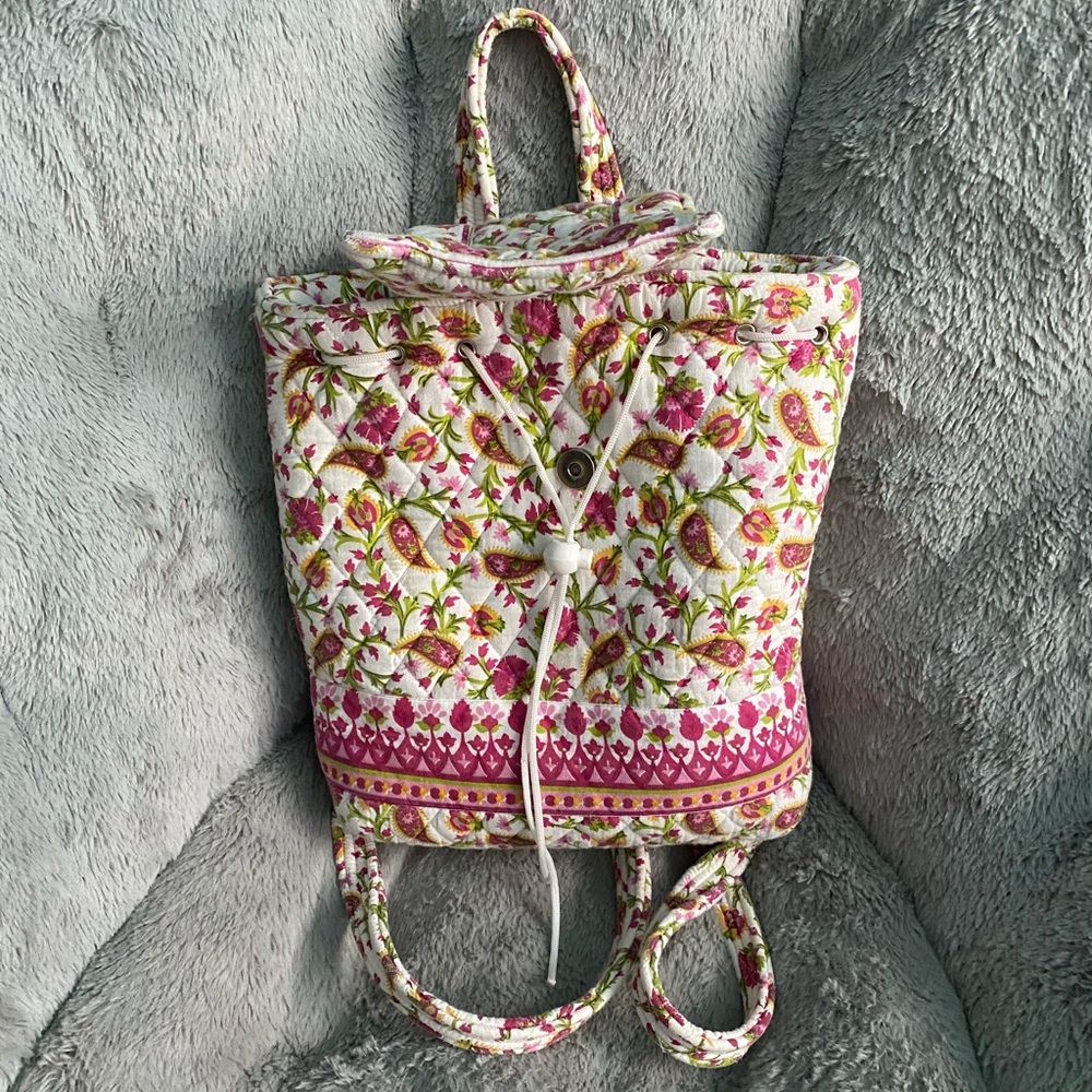 Floral Print Backpack - Picture 2 of 5